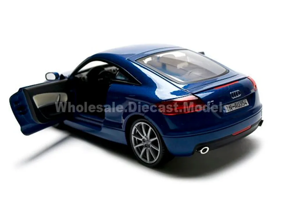 2007 Audi TT Blue 1/18 Diecast Car Model Motormax 73177