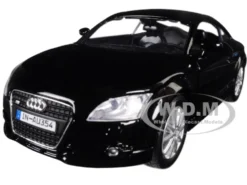 Audi TT Coupe Black 1/24 Diecast Model Car Motormax 73340