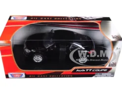 Audi TT Coupe Black 1/24 Diecast Model Car Motormax 73340