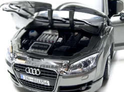 2007 Audi TT Coupe Grey 1/18 Diecast Car Model Motormax 73177