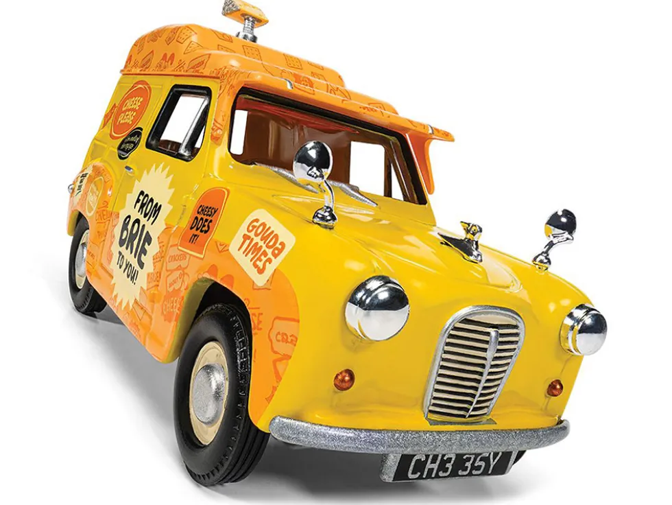 Austin A35 Van RHD Right Hand Drive Yellow Cheese Please Wallace & Gromit Diecast Model Car Corgi CC80506