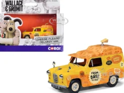Austin A35 Van RHD Right Hand Drive Yellow Cheese Please Wallace & Gromit Diecast Model Car Corgi CC80506