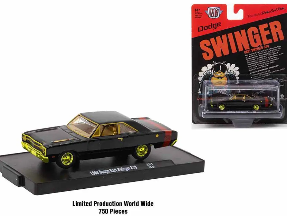 Auto-Drivers Set of 4 pieces in Blister Packs Release 111 Limited Edition to 9600 pieces Worldwide 1/64 Diecast Model Cars by M2 Machines