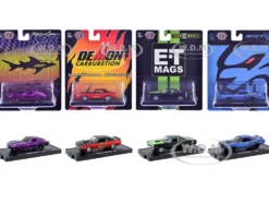 Auto-Drivers Set of 4 pieces in Blister Packs Release 128 Limited Edition to 9600 pieces Worldwide 1/64 Diecast Model Cars by M2 Machines