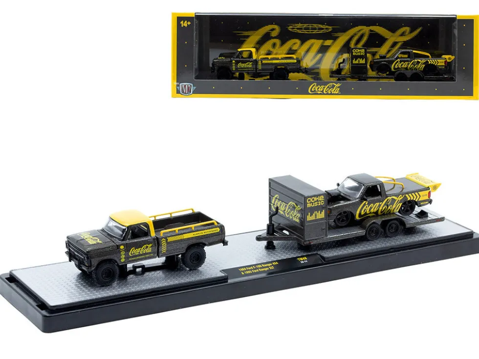 Auto Haulers "Coca-Cola" Set of 3 pieces Release 48 Limited Edition to 4800 pieces Worldwide 1/64 Diecast Models by M2 Machines