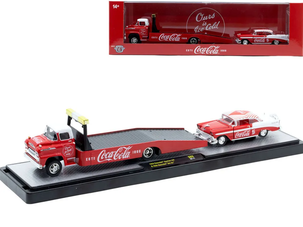 Auto Haulers "Coca-Cola" Set of 3 pieces Release S03 Limited Edition to 4800 pieces Worldwide 1/64 Diecast Models by M2 Machines