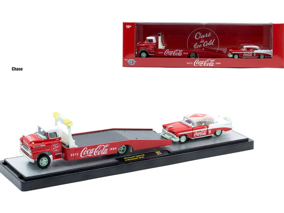 Auto Haulers "Coca-Cola" Set of 3 pieces Release S03 Limited Edition to 4800 pieces Worldwide 1/64 Diecast Models by M2 Machines
