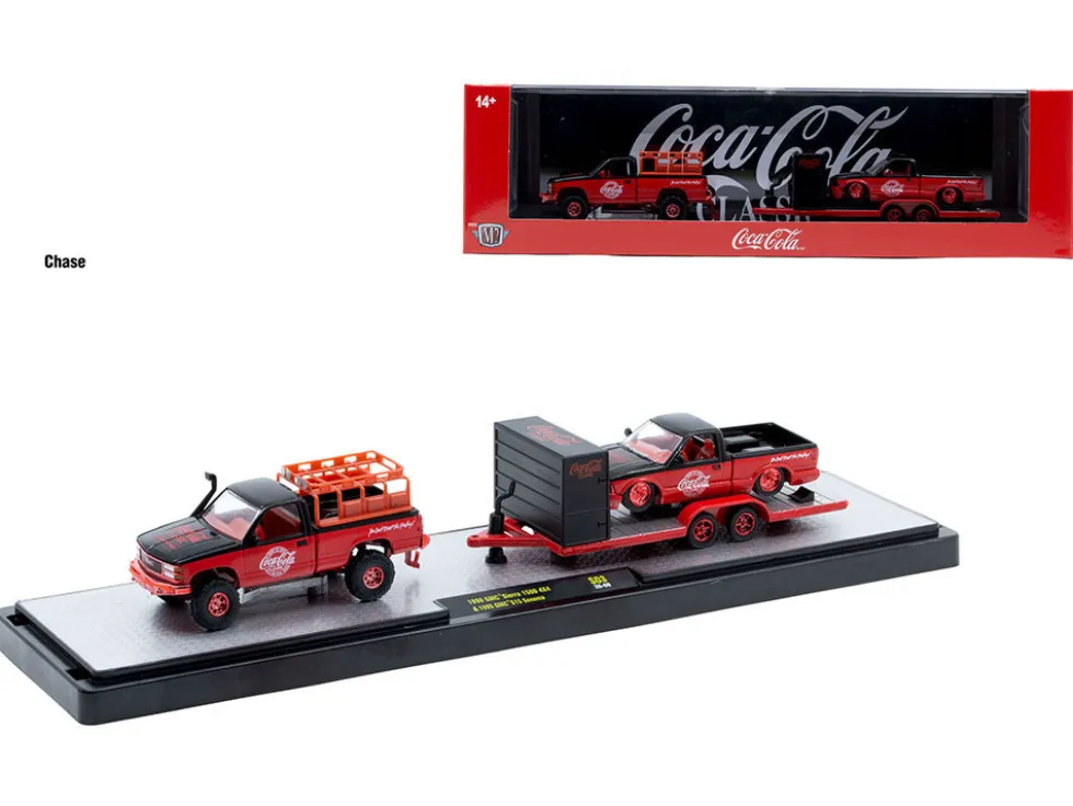 Auto Haulers "Coca-Cola" Set of 3 pieces Release S03 Limited Edition to 4800 pieces Worldwide 1/64 Diecast Models by M2 Machines