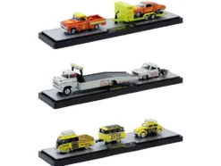 Auto Haulers "Coca-Cola" Set of 3 pieces Release 43 Limited Edition to 6200 pieces Worldwide 1/64 Diecast Models by M2 Machines