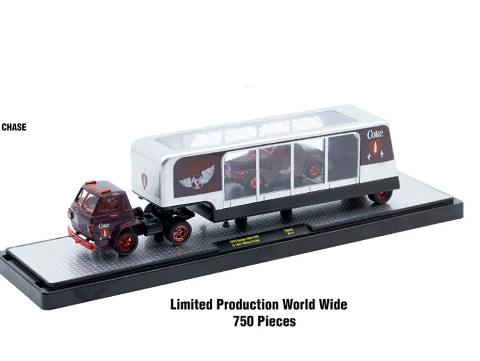Auto Haulers "Coca-Cola" Set of 3 pieces Release 42 Limited Edition to 8200 pieces Worldwide 1/64 Diecast Models by M2 Machines