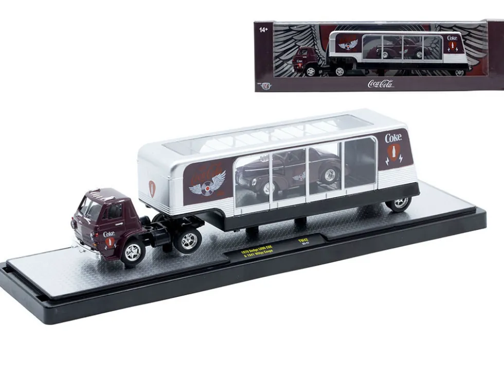 Auto Haulers "Coca-Cola" Set of 3 pieces Release 42 Limited Edition to 8200 pieces Worldwide 1/64 Diecast Models by M2 Machines