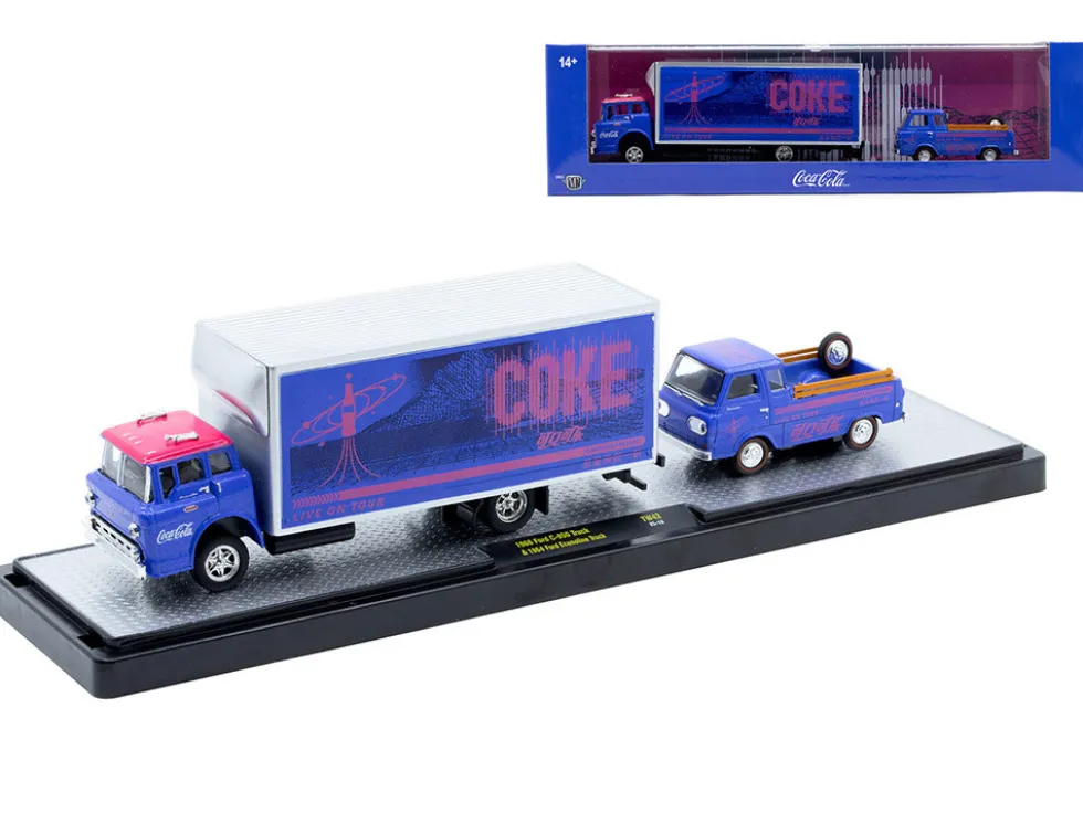Auto Haulers "Coca-Cola" Set of 3 pieces Release 42 Limited Edition to 8200 pieces Worldwide 1/64 Diecast Models by M2 Machines