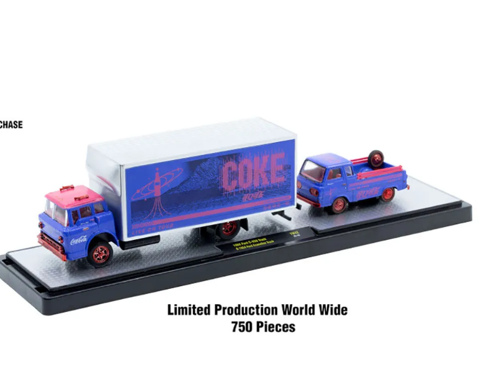 Auto Haulers "Coca-Cola" Set of 3 pieces Release 42 Limited Edition to 8200 pieces Worldwide 1/64 Diecast Models by M2 Machines