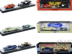Auto Haulers Set of 3 Trucks Release 89 Limited Edition to 8000 pieces Worldwide 1/64 Diecast Models by M2 Machines