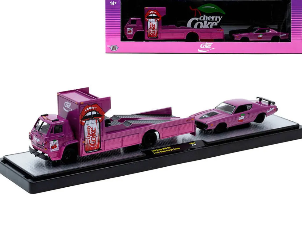 Auto Haulers "Soda" Set of 3 pieces Release 44 Limited Edition to 5750 pieces Worldwide 1/64 Diecast Models by M2 Machines