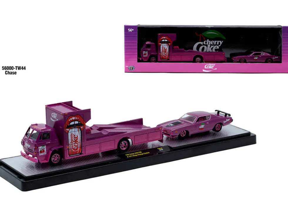 Auto Haulers "Soda" Set of 3 pieces Release 44 Limited Edition to 5750 pieces Worldwide 1/64 Diecast Models by M2 Machines
