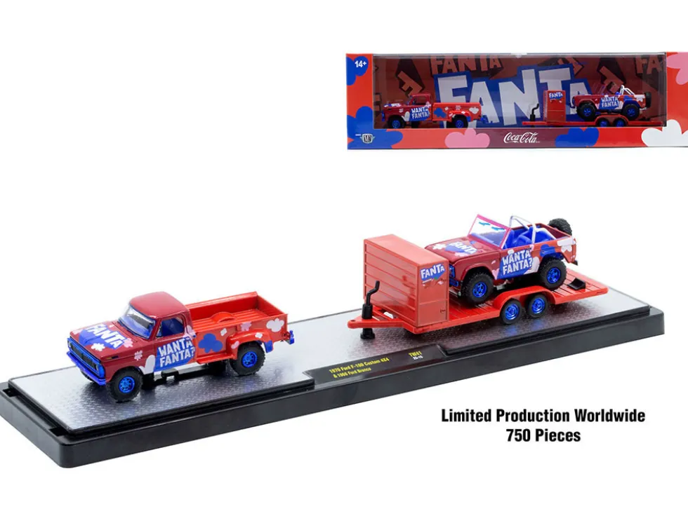 Auto Haulers "Soda" Set of 3 pieces Release 41 Limited Edition to 8200 pieces Worldwide 1/64 Diecast Models by M2 Machines