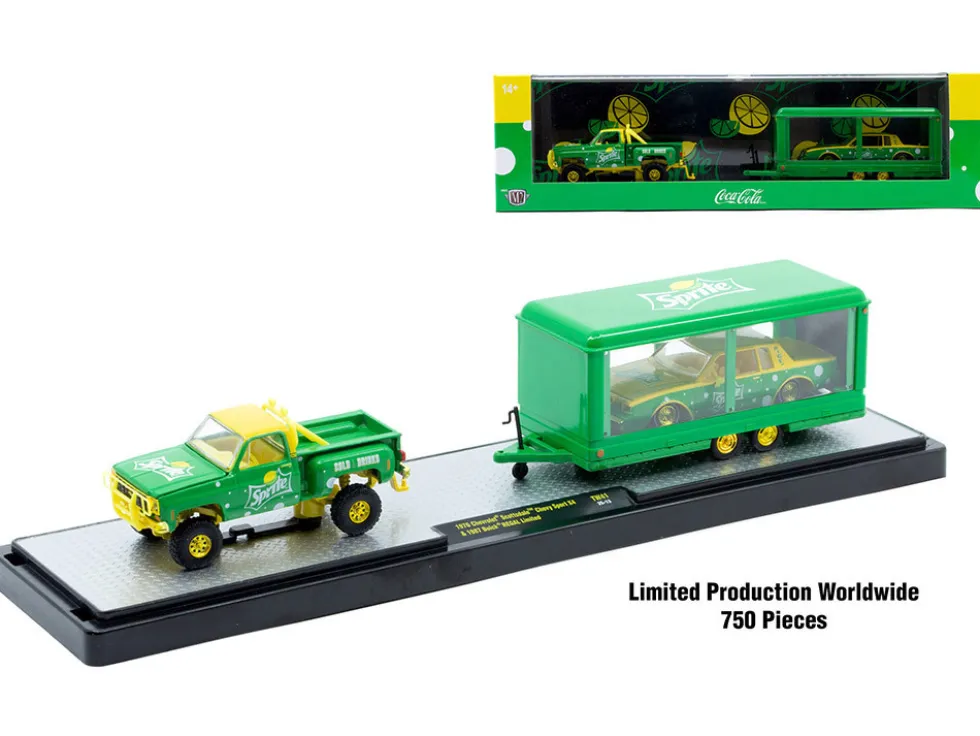 Auto Haulers "Soda" Set of 3 pieces Release 41 Limited Edition to 8200 pieces Worldwide 1/64 Diecast Models by M2 Machines