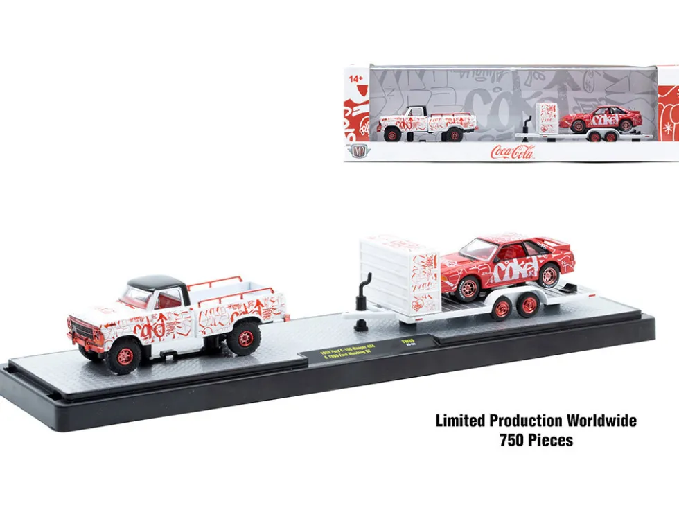 Auto Haulers "Soda" Set of 3 pieces Release 39 Limited Edition to 8000 pieces Worldwide 1/64 Diecast Models by M2 Machines