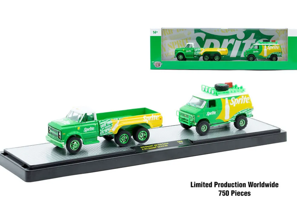 Auto Haulers "Soda" Set of 3 pieces Release 38 Limited Edition to 8000 pieces Worldwide 1/64 Diecast Models by M2 Machines