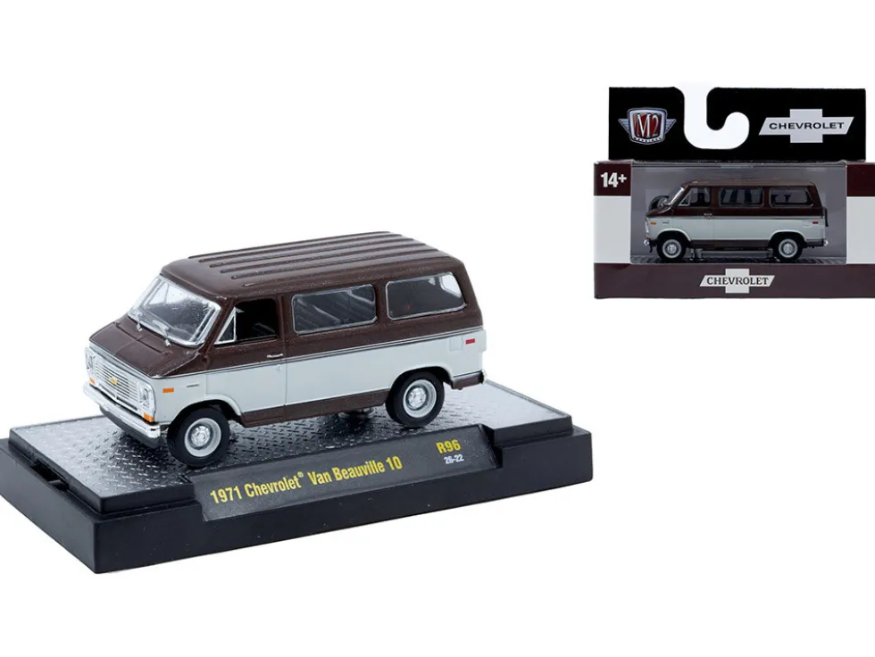 Auto Meets Set of 6 Cars IN DISPLAY CASES Release 96 Limited Edition 1/64 Diecast Model Cars by M2 Machines