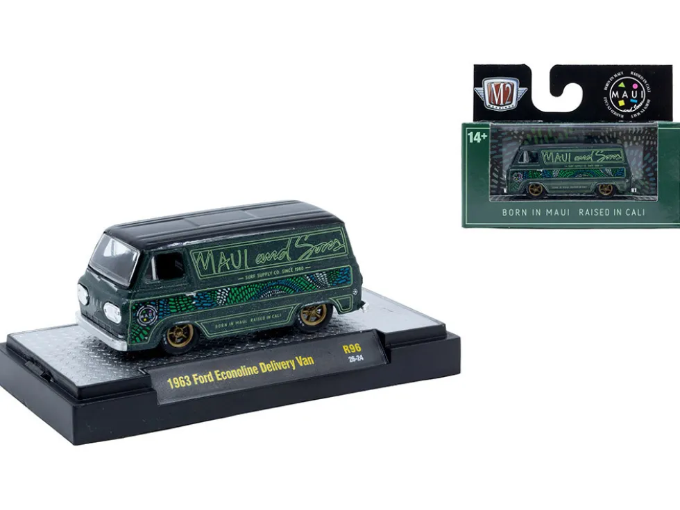 Auto Meets Set of 6 Cars IN DISPLAY CASES Release 96 Limited Edition 1/64 Diecast Model Cars by M2 Machines