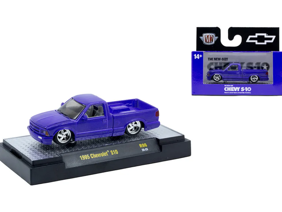 Auto Meets Set of 6 Cars IN DISPLAY CASES Release 96 Limited Edition 1/64 Diecast Model Cars by M2 Machines