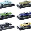 Auto Meets Set of 6 Cars IN DISPLAY CASES Release 95 Limited Edition 1/64 Diecast Model Cars by M2 Machines