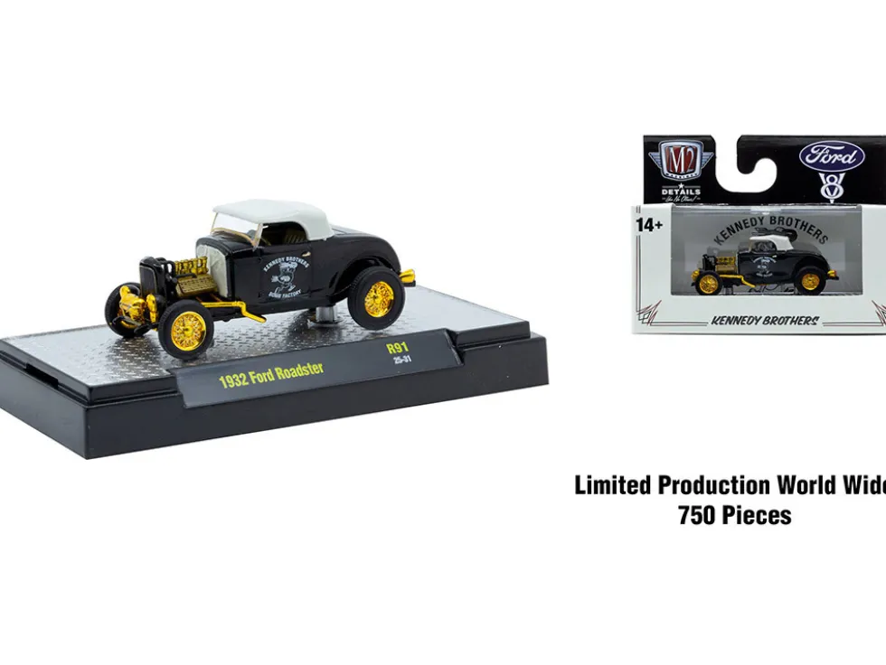 Auto Meets Set of 6 Cars IN DISPLAY CASES Release 91 Limited Edition 1/64 Diecast Model Cars by M2 Machines