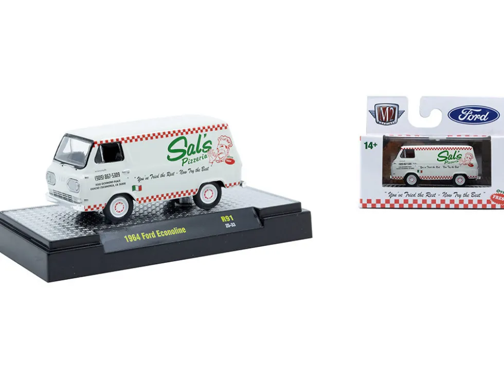 Auto Meets Set of 6 Cars IN DISPLAY CASES Release 91 Limited Edition 1/64 Diecast Model Cars by M2 Machines