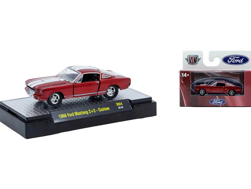 Auto Meets Set of 6 Cars IN DISPLAY CASES Release 94 Limited Edition 1/64 Diecast Model Cars by M2 Machines