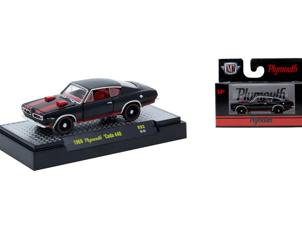 Auto Meets Set of 6 Cars IN DISPLAY CASES Release 93 Limited Edition 1/64 Diecast Model Cars by M2 Machines