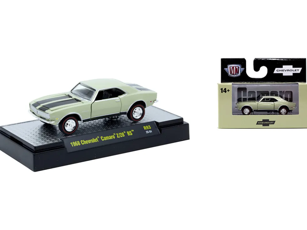 Auto Meets Set of 6 Cars IN DISPLAY CASES Release 93 Limited Edition 1/64 Diecast Model Cars by M2 Machines