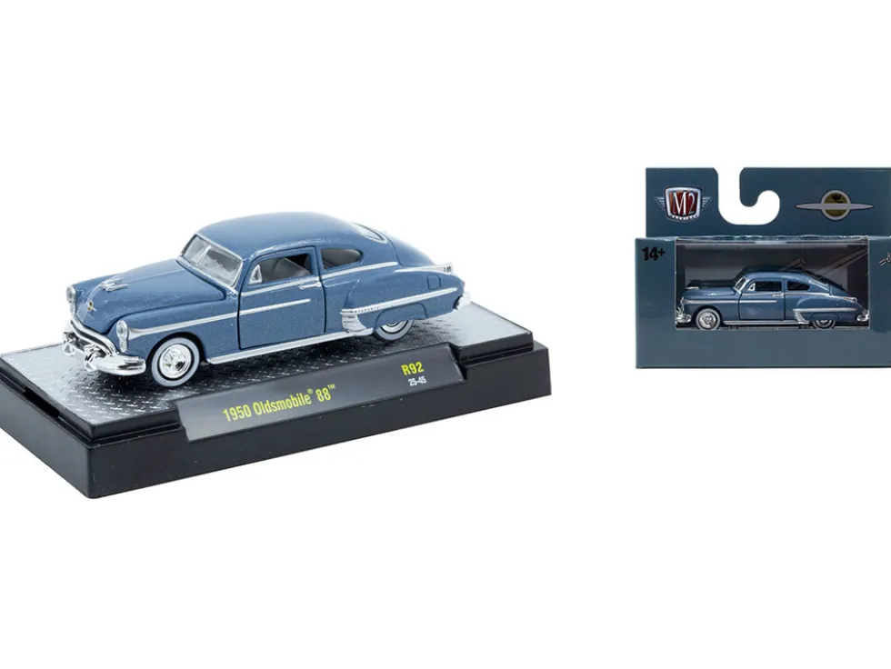 Auto Meets Set of 6 Cars IN DISPLAY CASES Release 92 Limited Edition 1/64 Diecast Model Cars by M2 Machines