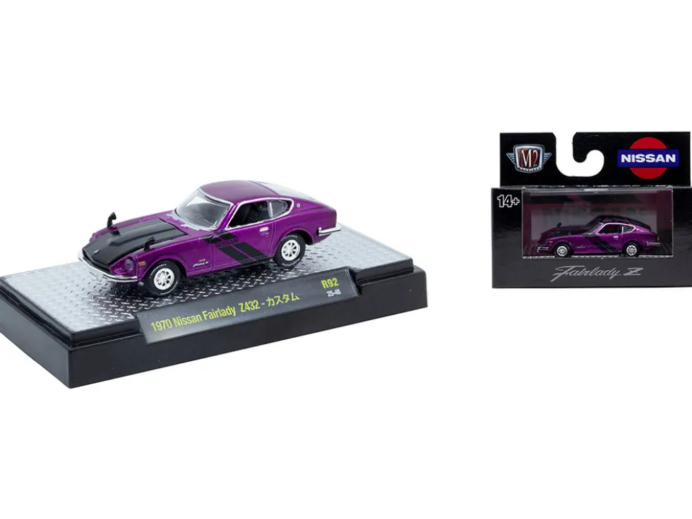 Auto Meets Set of 6 Cars IN DISPLAY CASES Release 92 Limited Edition 1/64 Diecast Model Cars by M2 Machines