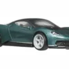 Automobili Pininfarina Battista Green Metallic with Black Top "Euro Speed" Series Diecast Model Car by Hot Wheels