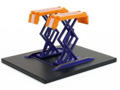 Automotive Double Scissor Lift "Union 76" Orange and Blue "Double Scissor Lifts" Series 2 1/64 Diecast Model by Greenlight