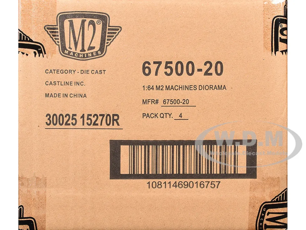 Auto News Release 20 Set of 4 Cars Limited Edition to 4500 pieces Worldwide 1/64 Diecast Model Cars by M2 Machines