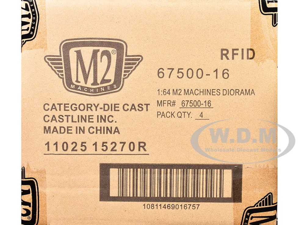 Auto News Release 16 Set of 4 Cars Limited Edition to 8500 pieces Worldwide 1/64 Diecast Model Cars by M2 Machines