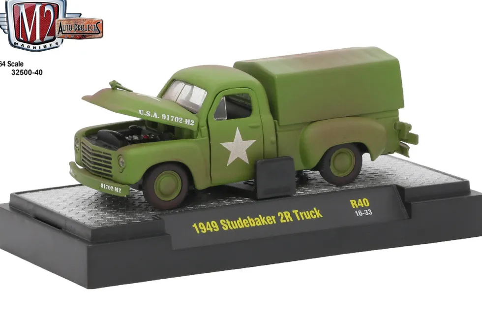 Auto Projects 6 Piece Set Release 40 IN DISPLAY CASES 1/64 Diecast Model Cars M2 Machines 32500-40