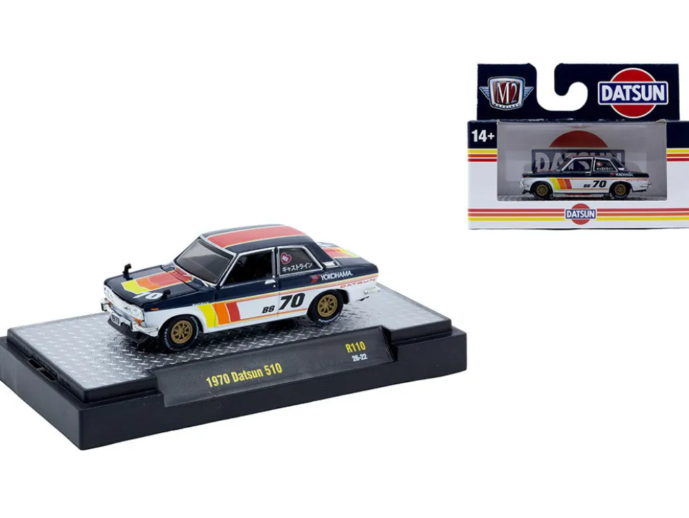 Auto-Thentics 6 piece Set Release 110 IN DISPLAY CASES Limited Edition 1/64 Diecast Model Cars by M2 Machines