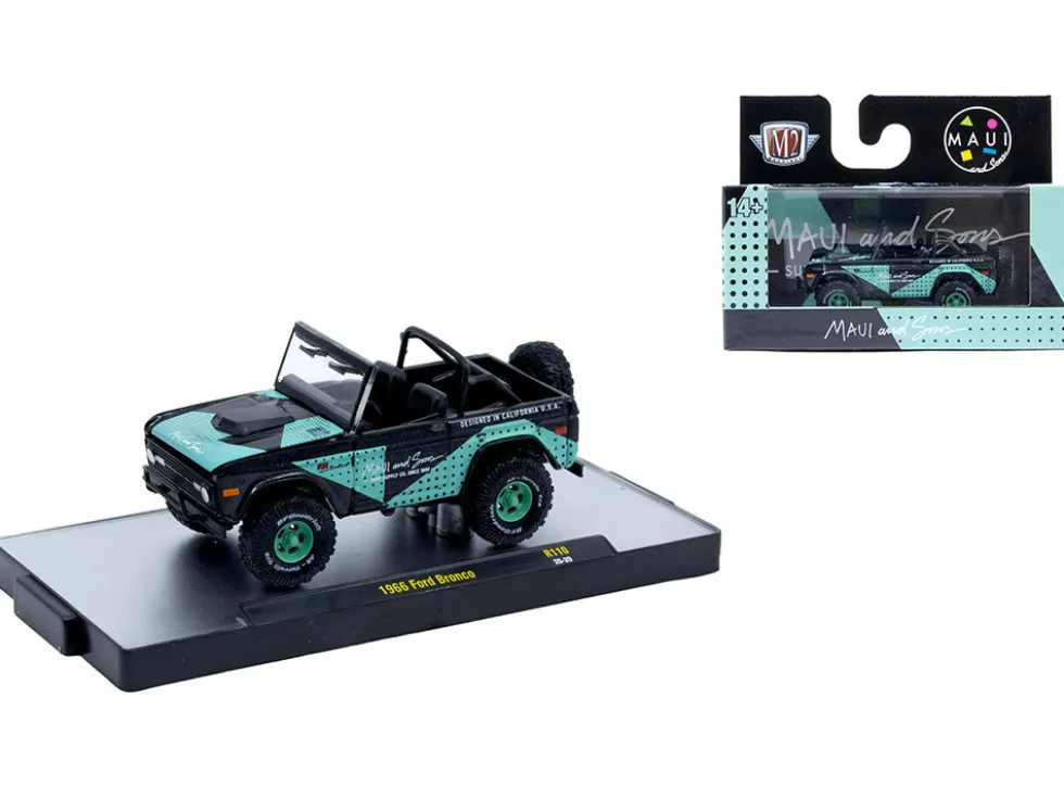 Auto-Thentics 6 piece Set Release 110 IN DISPLAY CASES Limited Edition 1/64 Diecast Model Cars by M2 Machines
