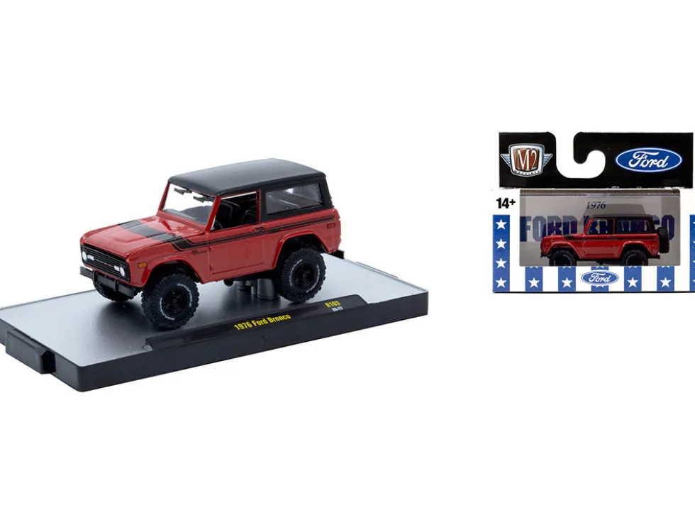 Auto-Thentics 6 piece Set Release 103 IN DISPLAY CASES Limited Edition 1/64 Diecast Model Cars by M2 Machines