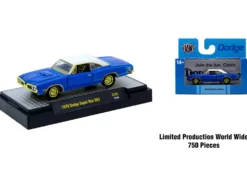 Auto-Thentics 6 piece Set Release 105 IN DISPLAY CASES Limited Edition 1/64 Diecast Model Cars by M2 Machines
