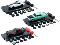 Auto Wheels 3 piece Car Set Release 14 Limited Edition to 2368 pieces Worldwide 1/64 Diecast Model Cars by M2 Machines