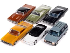 Auto World Premium 2025 Release 2 Set A of 6 pieces 1/64 Diecast Model Cars by Auto World