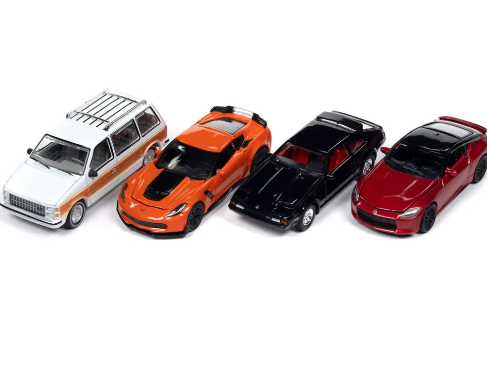 Auto World Premium 2024 Set A of 6 pieces Release 2 1/64 Diecast Model Cars by Auto World