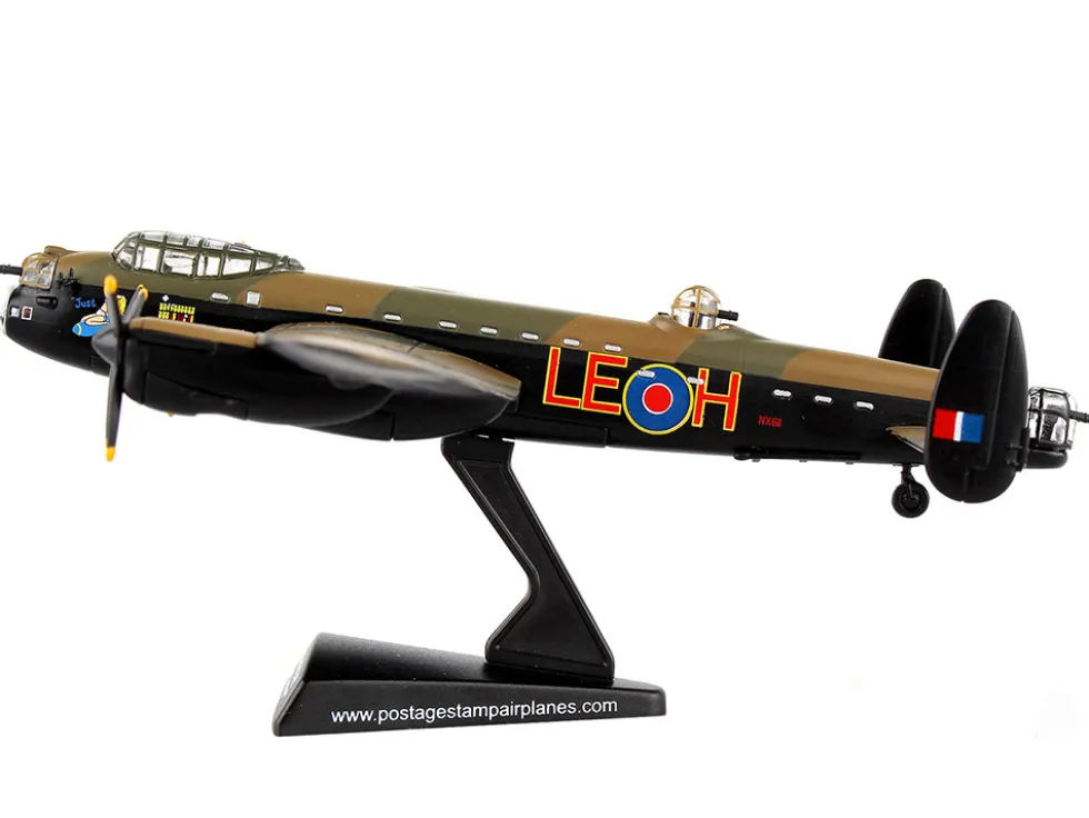 Avro Lancaster NX611 Bomber Aircraft Just Jane Royal Air Force 1/150 Diecast Model Airplane Postage Stamp PS5333-2