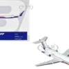BAC 111-200 Commercial Aircraft "Braniff International Airways" (EI-BWP) White with Blue Tail "Gemini 200" Series 1/200 Diecast Model Airplane by GeminiJets