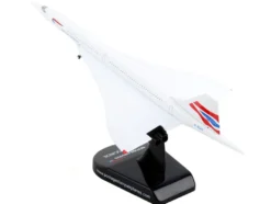 BAC Concorde Passenger Aircraft British Airways 1/350 Diecast Model Airplane Postage Stamp PS5800-2